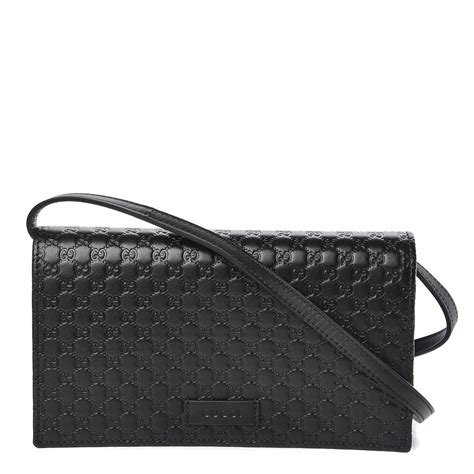 Gucci wallet crossbody microguccissima